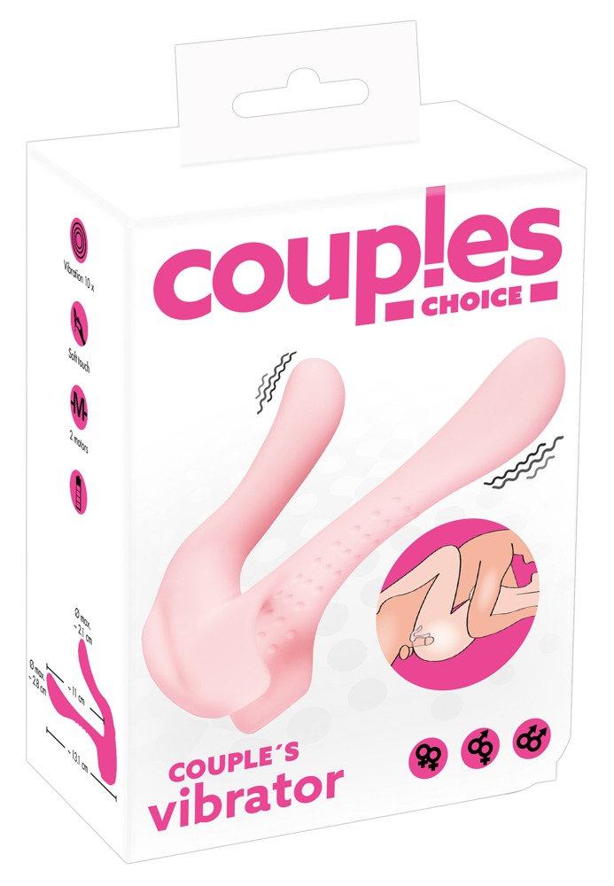 Couples Choice Rechargeable Couples Vibrator Default Title Couples Toys