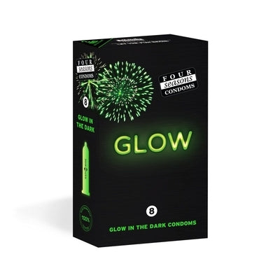 Glow N' Dark Condoms - Glow In The Dark Lubricated Condoms - 8 Pack Default Title Condoms