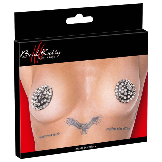 Bad Kitty Spike Nipple Stickers – Reusable Nipple Stickers > Clothes > Pasties