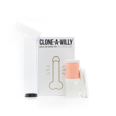 Clone a Willy Plus Balls Kit (Light Skin Tone) – Silicone Replica Mold Kit Beige > Realistic Dildos and Vibes > Mould your own kits