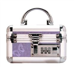 The Toy Chest Lockable Vibrator Case Purple Mini 13.5cm x 7cm x 5cm Default Title Adult Toy Storage