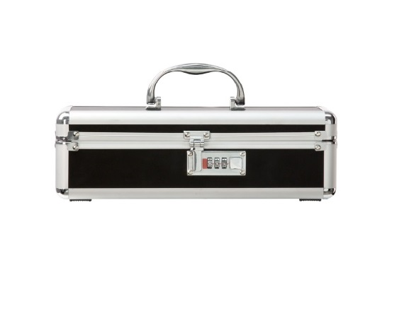 The Toy Chest Small Black Lockable Case 12 x 4 x 4 Inches Default Title Adult Toy Storage