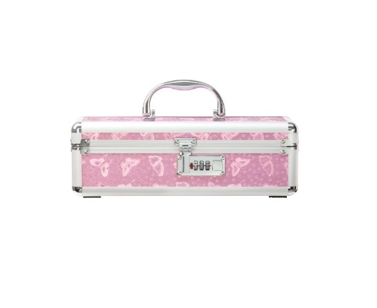 The Toy Chest Small Pink Lockable Case 12 x 4 x 4 Inches Default Title Adult Toy Storage