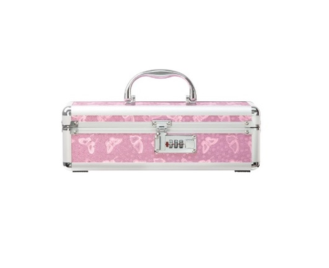 The Toy Chest Small Pink Lockable Case 12 x 4 x 4 Inches Default Title Adult Toy Storage