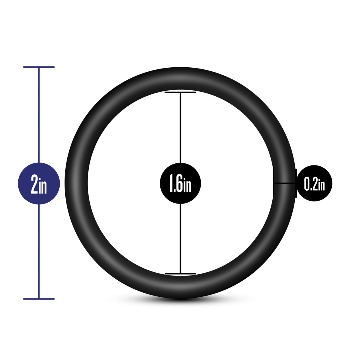 Performance VS3 Large Silicone Cockrings - Set of 3 > Cock Ring > Sets