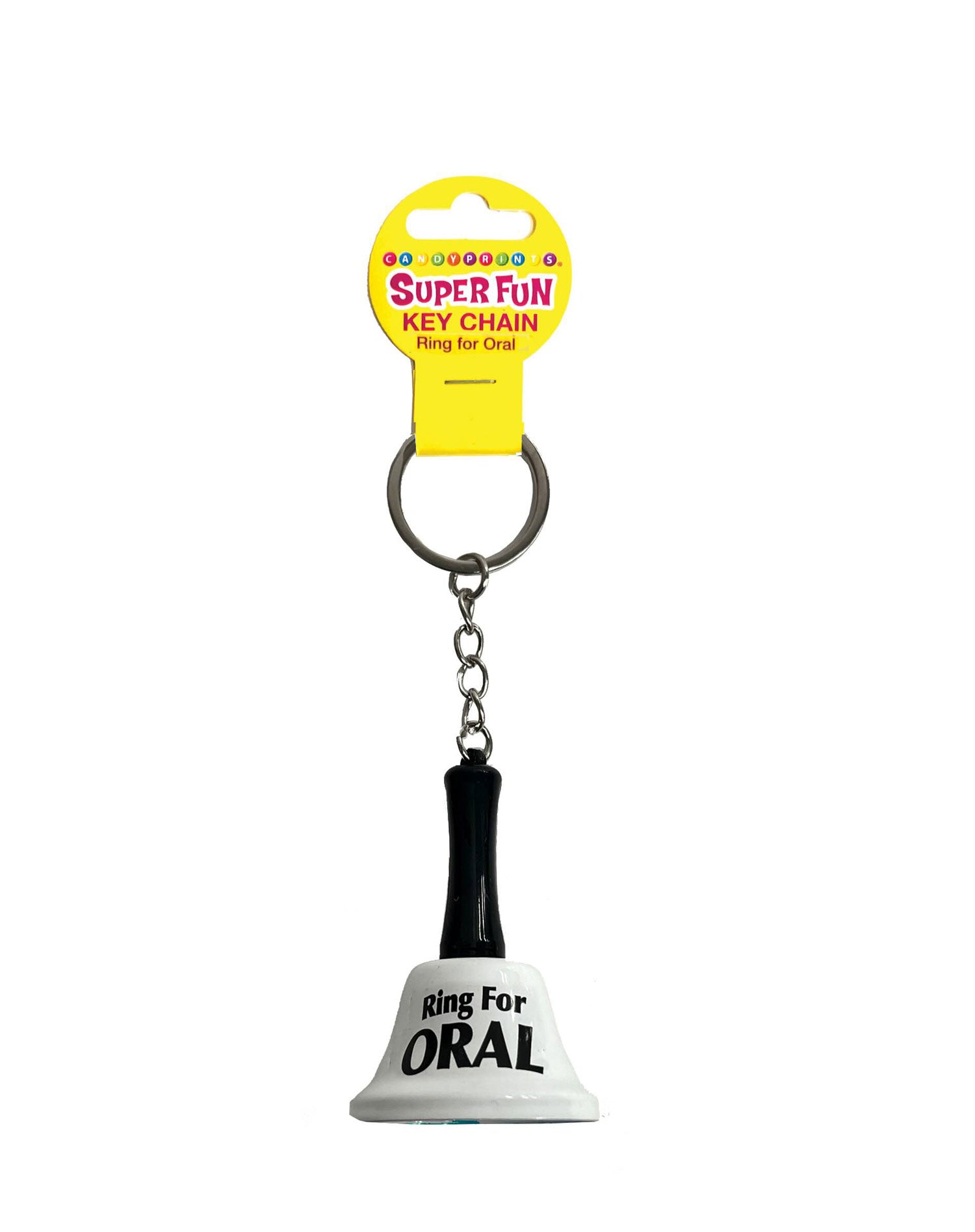 Cheeky Novelty Keychain Ring for Oral Fun White Gag Gifts & Novelties