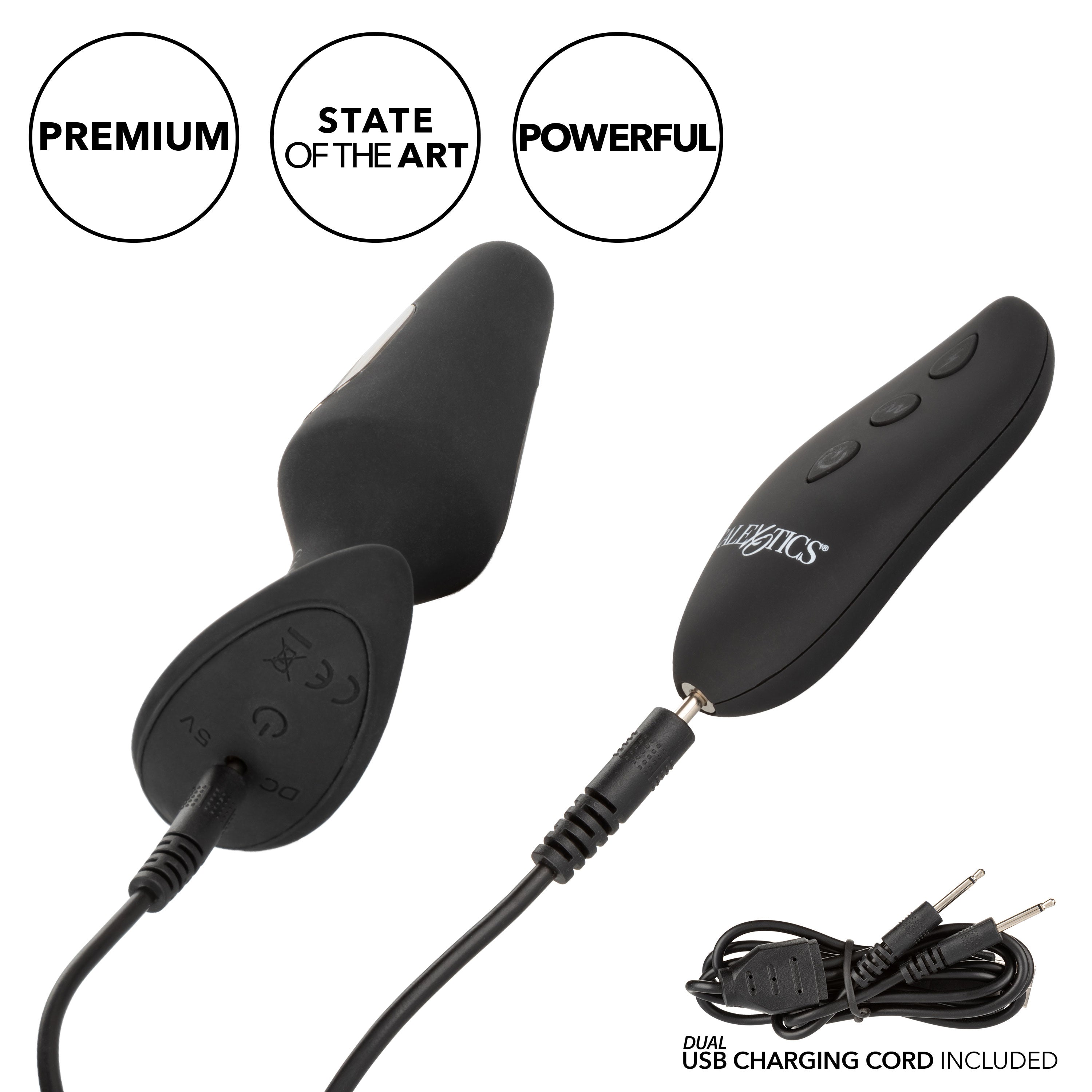 Volt Electro-Fury Remote Control Electro-Stimulation Probe Massager > Anal Range > Vibrating Butt Plugs