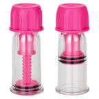 Nipple Play Vacuum Twist Suckers Pink 4 Inch Transparent Cylinder with Silicone Seal > Sex Toys > Nipple Suckers