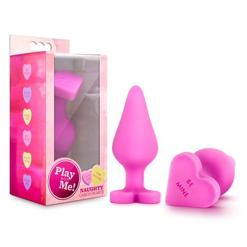 Naughty Candy Heart Be Mine Silicone Anal Plug Gift > Anal Range > Butt Plugs