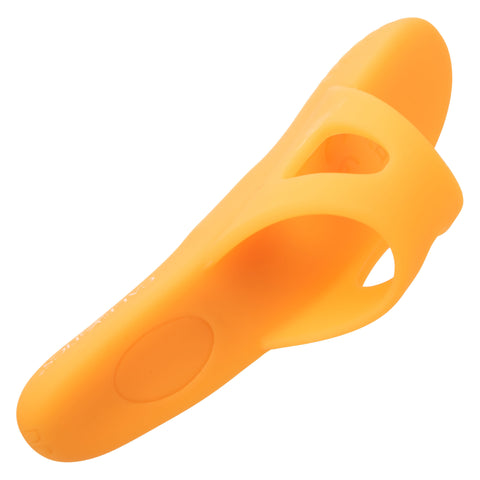 Neon Vibes The Pleasure Vibe (Orange) – Rechargeable Ergonomic Finger Vibrator with 10 Functions > Vibrators > Finger Vibrators