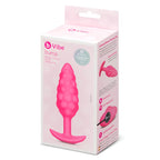 b-Vibe Bump Texture Plug – Rechargeable Silicone Vibrating Plug > Anal Range > Vibrating Butt Plugs