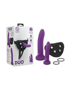 Together Duo Silicone Dildo and Adjustable Harness Set 5.5 and 7.75 Inches > Dildos > Strap On Harnesses