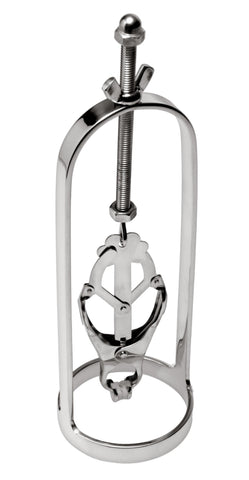 Stainless Steel Clover Clamp Nipple Stretcher for Intense Sensation and Gradual Stretching