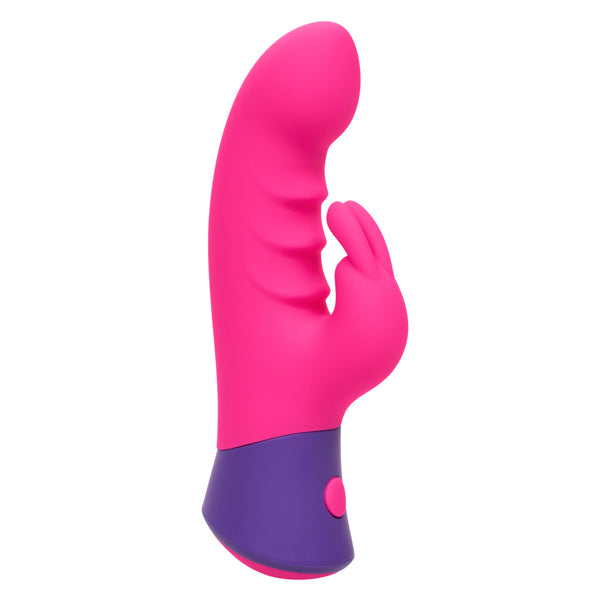 Rave Bunny Pink Silicone Dual-Action Massager with 10 Speeds Waterproof IPX7 > Vibrators > Ladies > Rabbit