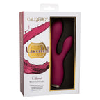 Uncorked Cabernet Dual Massager in Deep Wine Red with 10 Speeds and Silicone Vibrator > Vibrators > Ladies > Rabbit
