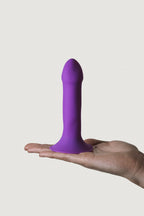 Adrien Lastic Hitsens 6 Purple Dual Density Silicone Dildo 5 Inch > Dildos > Slim Dildos