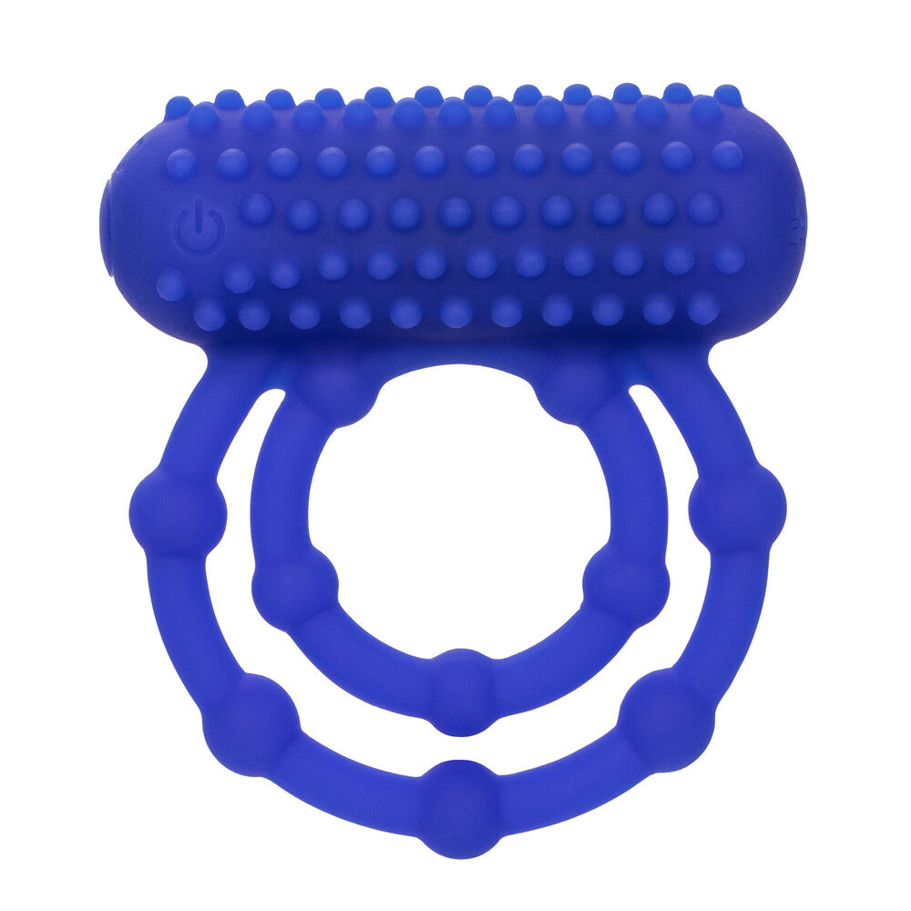 Maximus 10 Bead Rechargeable (Black) – Stretchy Silicone Cock Ring > Cock Ring > Vibrating