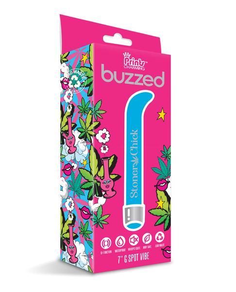 Global Novelties | Prints Charming Buzzed 7 G Spot Vibe Stoner Chick w/storage bag