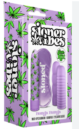 Stoner Vibes Bonga Bunga Vibrator Stash Kit with Multi-Speed Default Title VIBRATORS