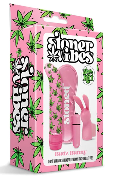 Stoner Vibes Budz Bunny G-Spot Vibrator Four-Piece Kit Default Title VIBRATORS