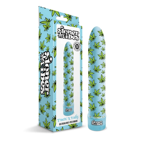 Stoner Vibes Pack A Fatty Blue Dream 8 Inch Multi-Speed Vibrator Default Title BULLETS