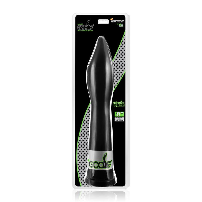 Goose Large (Black) – 17" Probe with Suction Base Black > Dildos > Oversized Toys