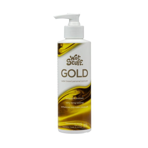 Wet Stuff Gold – Long-Lasting Clear Water-Based Lubricant > Lube > Water Based