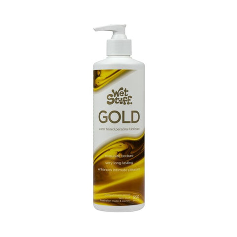 Wet Stuff Gold – Long-Lasting Clear Water-Based Lubricant > Lube > Water Based