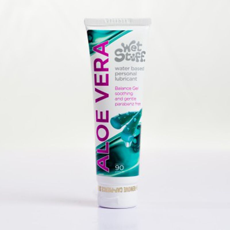 Wet Stuff Aloe Vera Lubricant – Soothing Sensitive Skin Lubricant 90g Tube One Size > Lube > Water Based