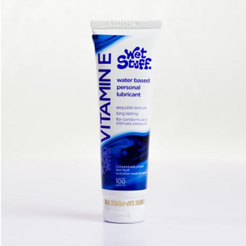 Wet Stuff Plain Personal Lubricant with Vitamin E 100g Tube Default Title Water Based Lube