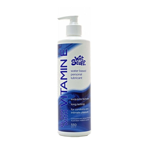 Wet Stuff Plain Enriched With Vitamin E – Water-Based Lubricant > Lube > Water Based
