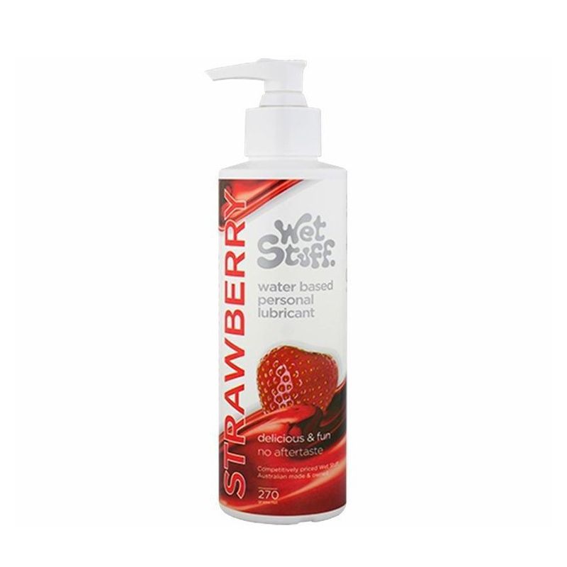 Wet Stuff Strawberry – Water-Based Flavoured Lubricant > Lube > Flavoured