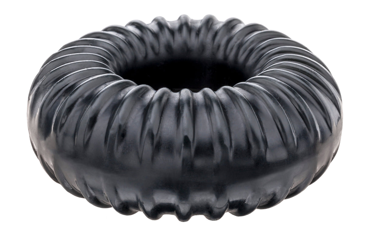 Ribbed Ring – Durable Comfortable Cock Ring Black > Cock Ring > Single Main image