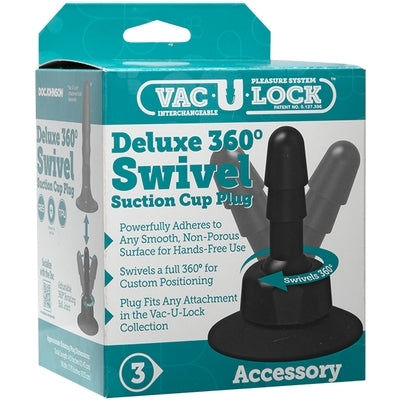 Vac-U-Lock Deluxe 360 Degree Swivel Suction Cup Plug Adult Intimacy Accessory Default Title DONGS