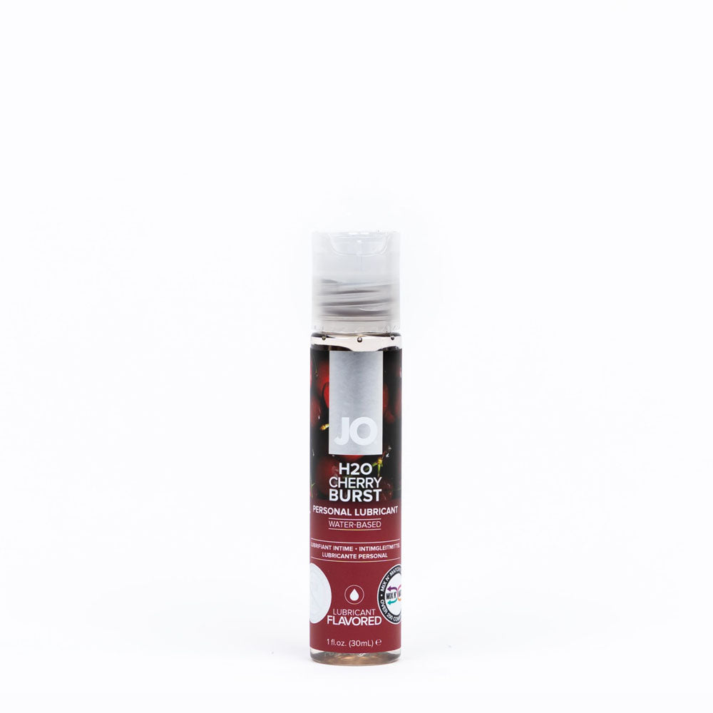 JO H2O Cherry Burst (Cherry) – Flavored Water-Based Lubricant 30 mL Bottle Default Title Flavoured Lube