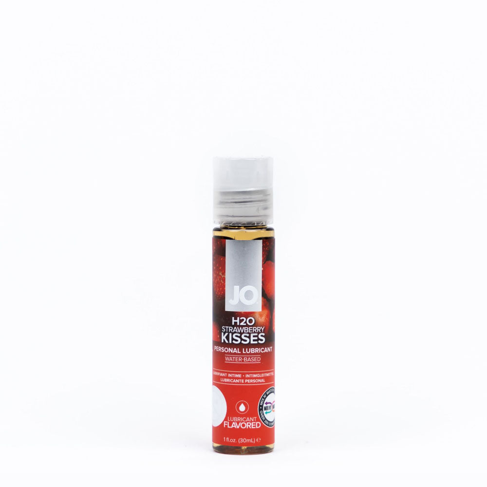 JO H2O Strawberry Kisses (Strawberry) – Flavored Water-Based Lubricant 30ml Default Title Flavoured Lube