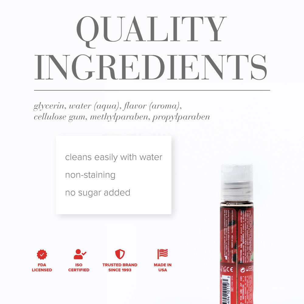 JO H2O Succulent Watermelon (Watermelon Flavored) – Water-Based Lubricant 30ml > Lube > Flavoured