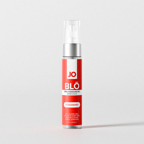 JO Blō Strawberry – Flavored Oral Pleasure Gel 30 ml Bottle > Lube > Oral Gels & Sprays