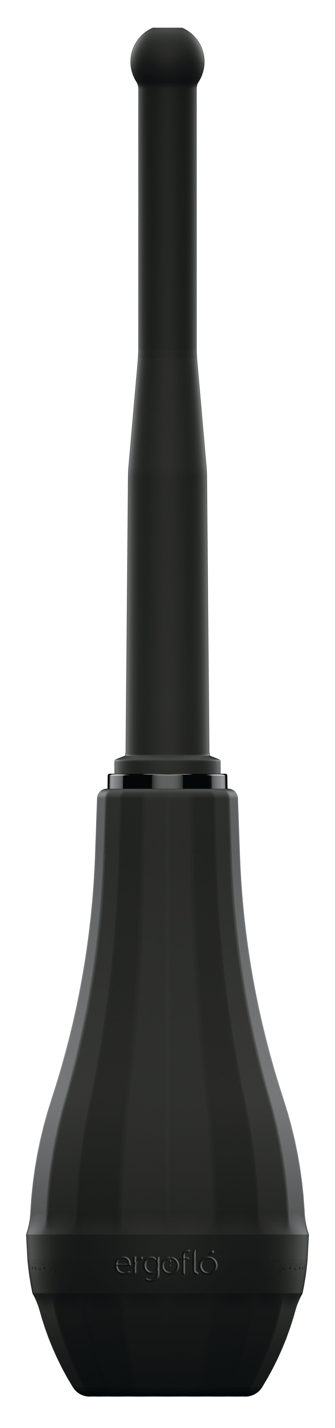 Ergoflo Director 8 Inch Silicone Flex-Tip Anal Douche Kit Black > Essentials > Douches