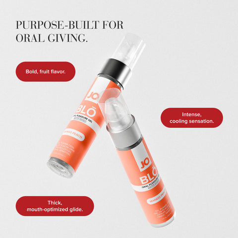 JO Blō Mango Peach – Flavoured Oral Pleasure Gel 30 ml Bottle > Lube > Oral Gels & Sprays