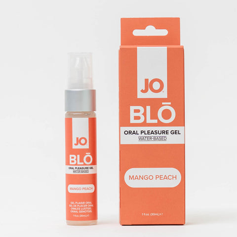 JO Blō Mango Peach – Flavoured Oral Pleasure Gel 30 ml Bottle Default Title > Lube > Oral Gels & Sprays