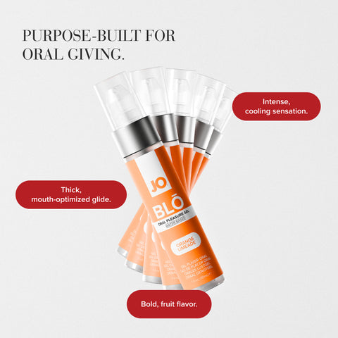 JO Blō Orange Limeade – Flavoured Oral Pleasure Gel 30ml Bottle > Lube > Oral Gels & Sprays