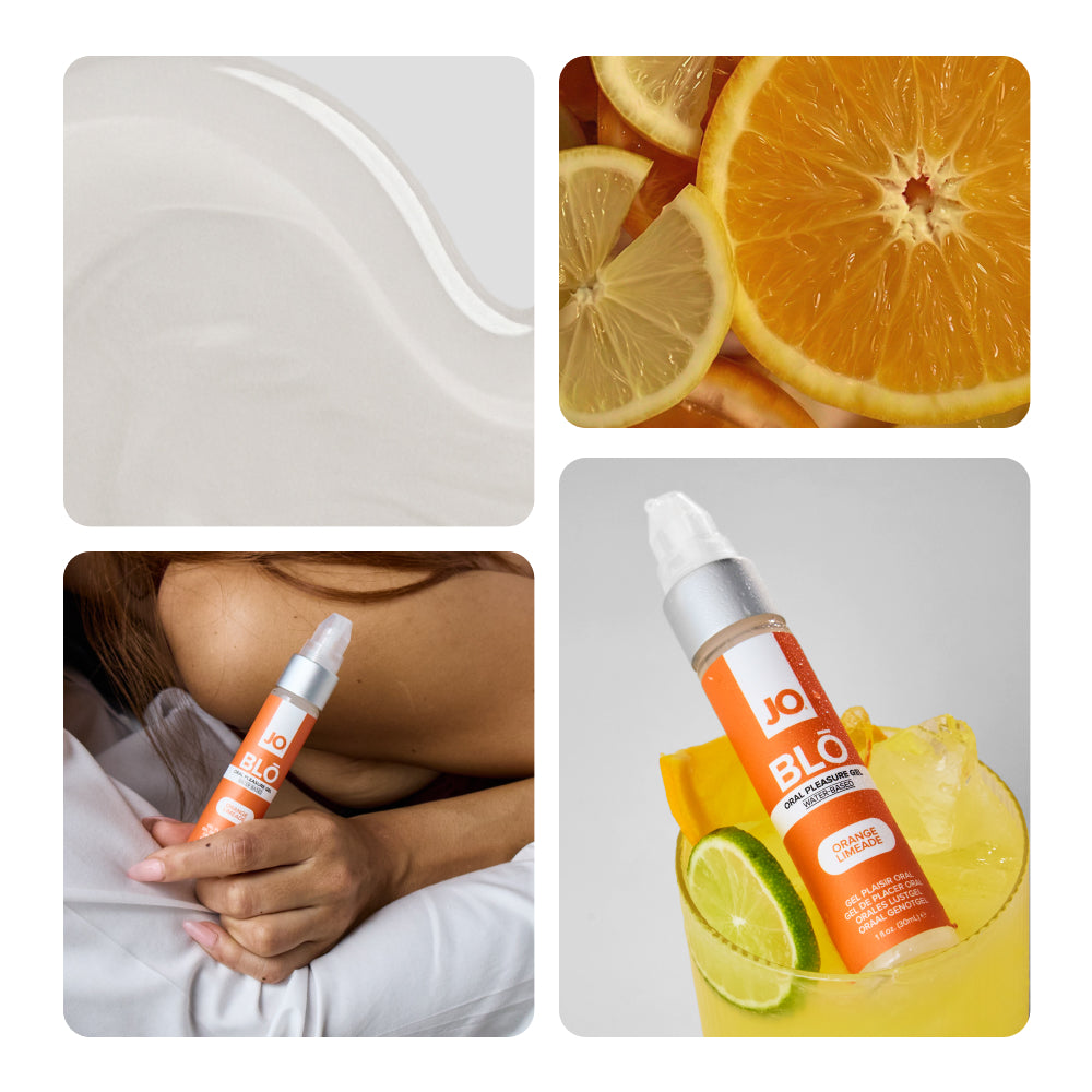 JO Blō Orange Limeade – Flavoured Oral Pleasure Gel 30ml Bottle > Lube > Oral Gels & Sprays