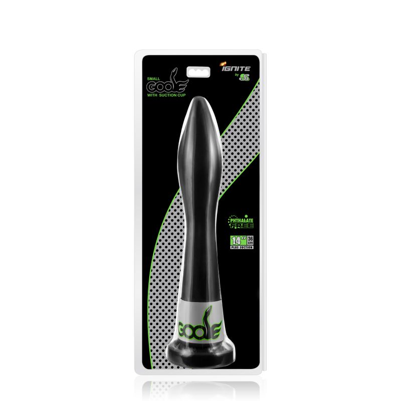 Goose (Black) – Phthalate-Free 14 Inch Probe with Suction Base Secondary image