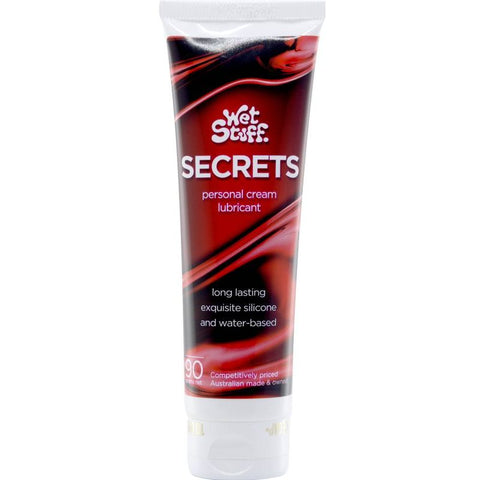 Wet Stuff Secrets – Silicone-Based Lotion Lubricant for Condom Use > Lube > Hybrid