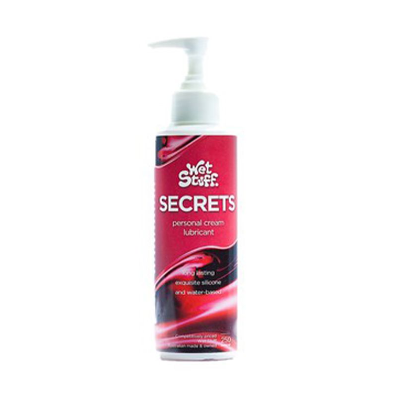 Wet Stuff Secrets – Silicone-Based Lotion Lubricant for Condom Use > Lube > Hybrid