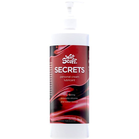 Wet Stuff Secrets Pump Silicone and Water-Based Lubricant 1kg > Lube > Hybrid