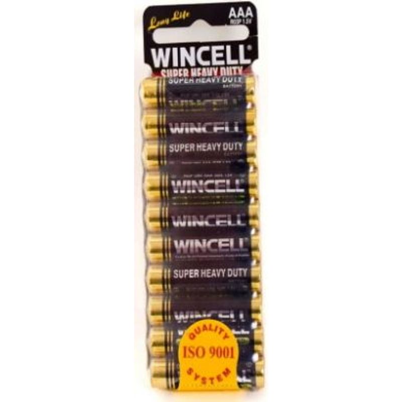 Wincell Super Heavy Duty AAA Batteries Shrink 10-Pack Default Title > Essentials > Batteries