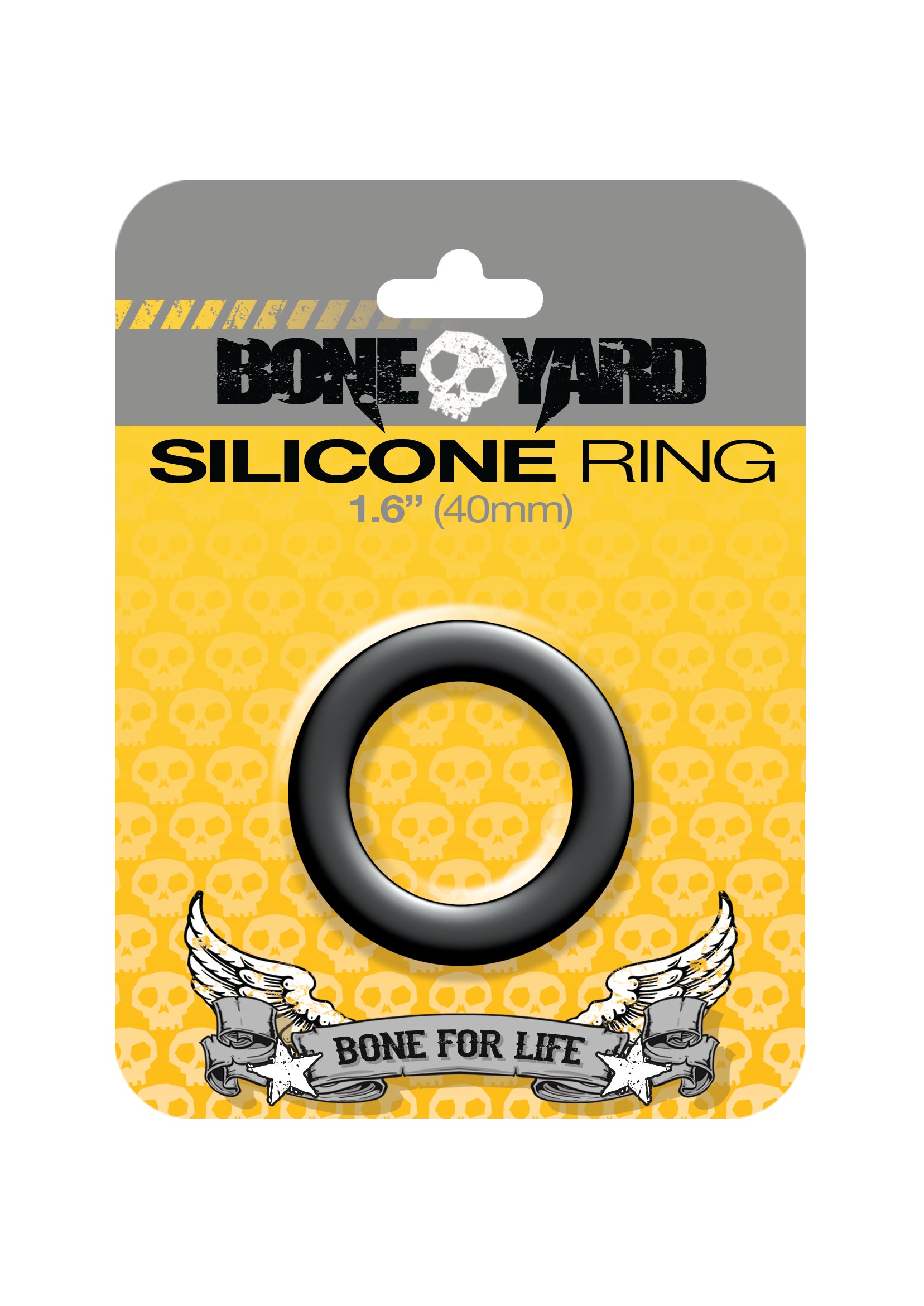 Boneyard Silicone Ring 40mm Black for Men COCK RINGS