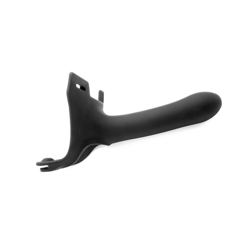 Zoro Strap-On 6.5 Inch – Soft Touch Silicone Strap-On Black > Dildos > Strap On Dildos Main image